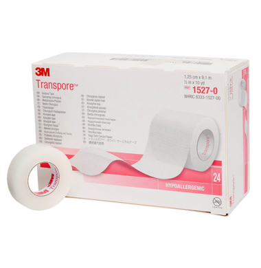 3M Transpore Tape ½ x 10 Y -1527-0