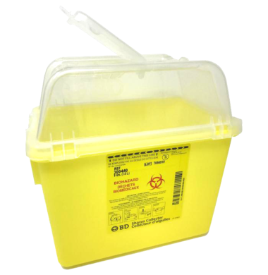 BD Sharps Collector, 7.6L Yellow (5460zkp)