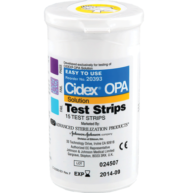 Cidex OPA Test Strips 15’S