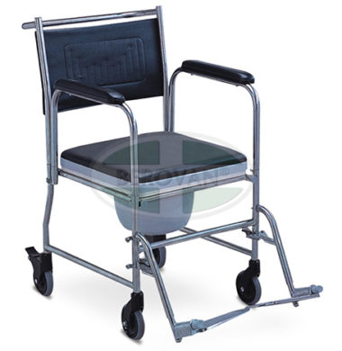 MS Commode Chair With Wheels FS691S