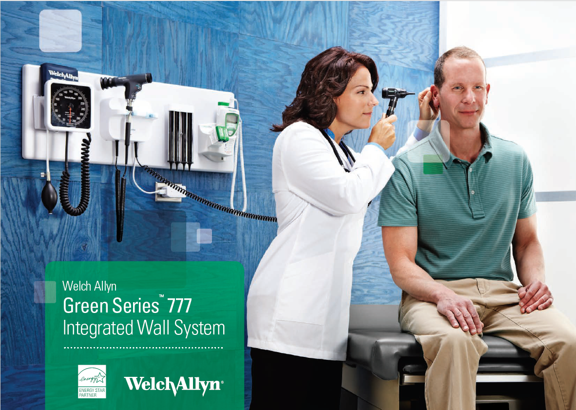 WELCH ALLYN GREEN SERIES 777 INTEGRATED WALL SYSTEM