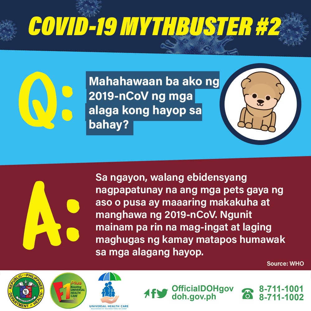 Alamin kung alin sa mga kumakalat na impormasyon ukol sa #COVID19 ang totoo o …