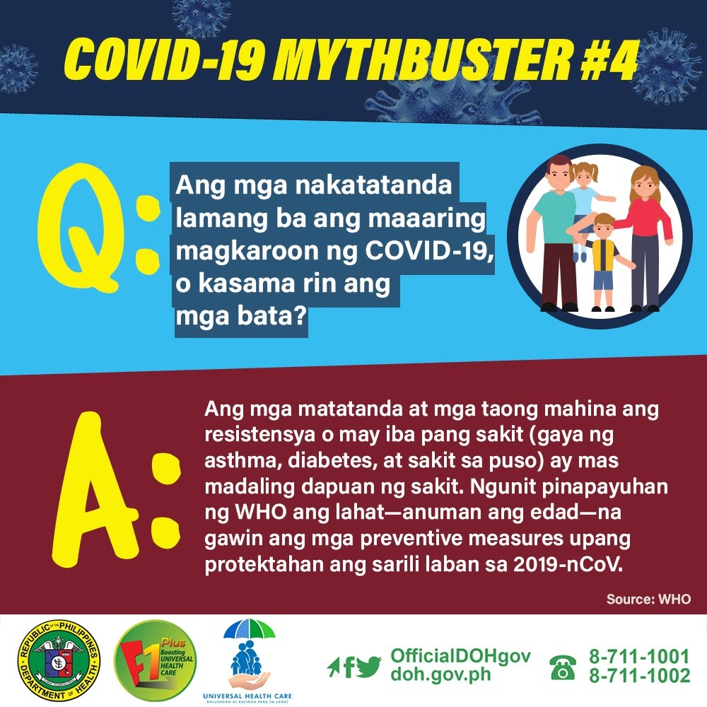 Alamin kung alin sa mga kumakalat na impormasyon ukol sa #COVID19 ang totoo o …