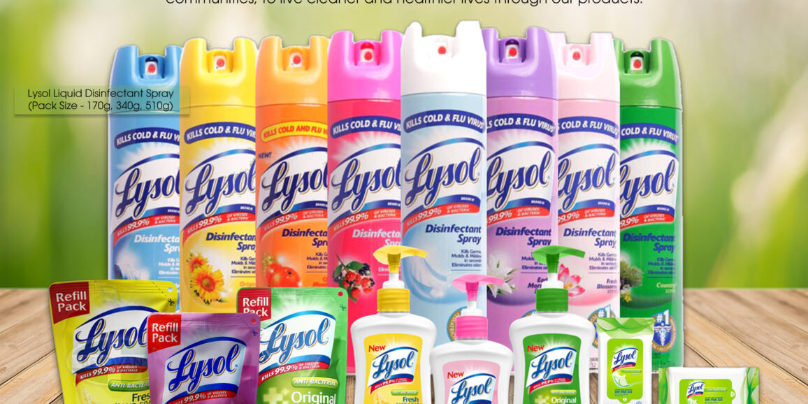 LYSOL – TRUSTED BY PEOPLE WORLDWIDE.
 This has a unique position to make a diffe…