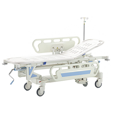 MS Stretcher E-3 with IV Pole & 8cm Lthrttec Cover with Strap