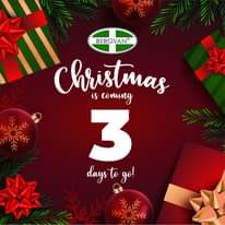 3 days to go before Christmas. 
 Visit our website at  for faster response.