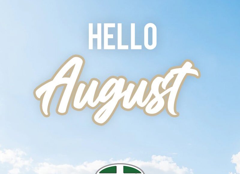 HELLO, AUGUST! ☺️ 
 May your month of August be filled with wonderful blessings of good health and p…